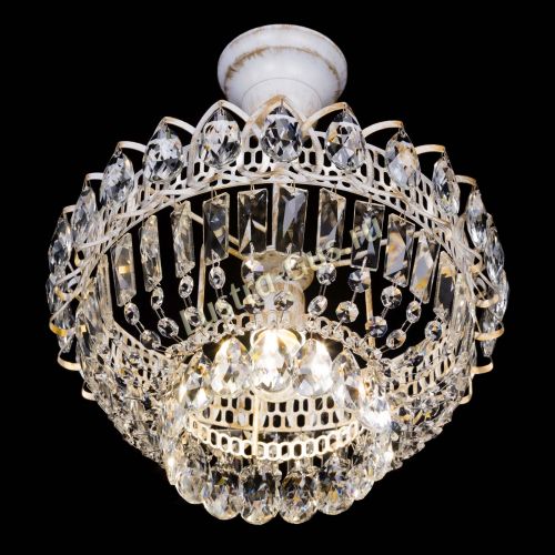 Люстра Астра Бутон №1 белая с подвесом  в Магнитогорске Гусь Хрустальный