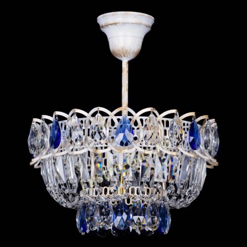 Люстра Астра Бутон №1 Синяя - белая с подвесом в Магнитогорске Люстра Астра Бутон №1 Синяя - белая с подвесом в Магнитогорске