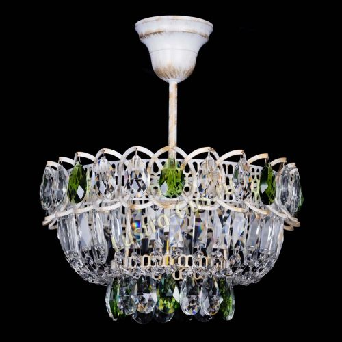 Люстра Астра Бутон №1 Зеленая - белая с подвесом в Магнитогорске Люстра Астра Бутон №1 Зеленая - белая с подвесом в Магнитогорске