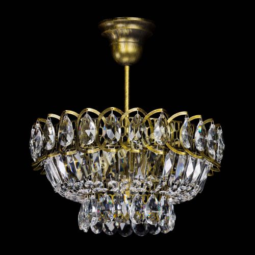 Люстра Астра Бутон №1 с подвесом под бронзу в Магнитогорске Гусь Хрустальный