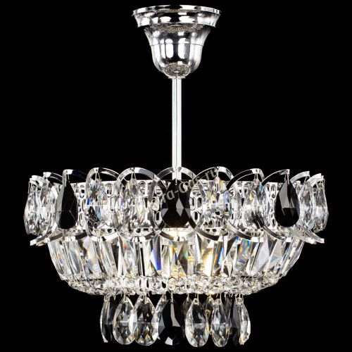 Люстра Астра Бутон №1 с подвесом Черная в Магнитогорске Гусь Хрустальный