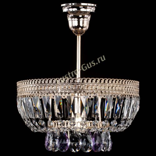 Люстра Астра Флоренция №1 мини фиолетовая в Магнитогорске Гусь Хрустальный