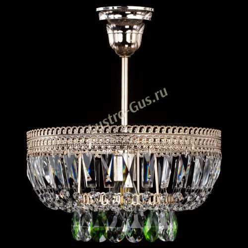 Люстра Астра Флоренция №1 мини зеленая в Магнитогорске Гусь Хрустальный