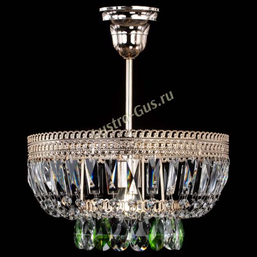 Люстра Астра Флоренция №1 мини зеленая в Магнитогорске Гусь Хрустальный