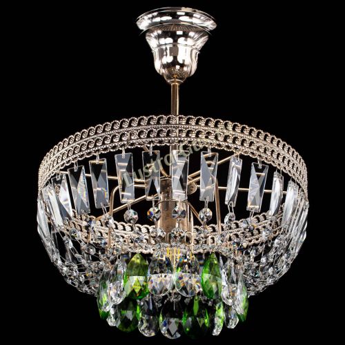 Люстра Астра Флоренция №1 мини зеленая в Магнитогорске Гусь Хрустальный