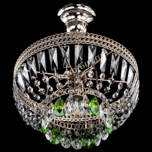 Люстра Астра Флоренция №1 мини зеленая в Магнитогорске Гусь Хрустальный