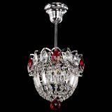 Люстра Астра Купол №1 с подвесом Красная в Магнитогорске