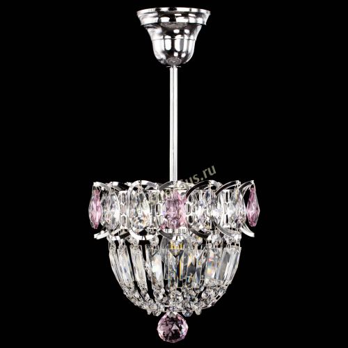 Люстра Астра Купол №1 с подвесом Розовая в Магнитогорске Люстра Астра Купол №1 с подвесом Розовая в Магнитогорске