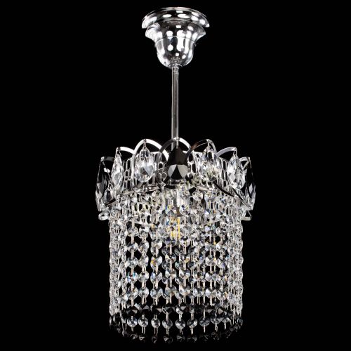 Люстра Астра оптикон №1 черная в Магнитогорске Гусь Хрустальный