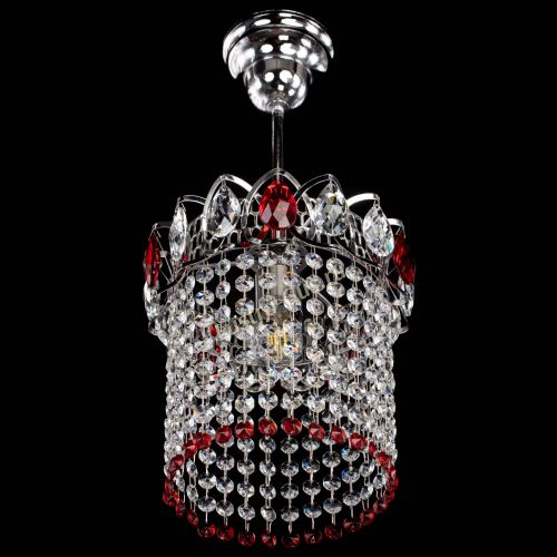Люстра Астра оптикон №1 красная в Магнитогорске Гусь Хрустальный
