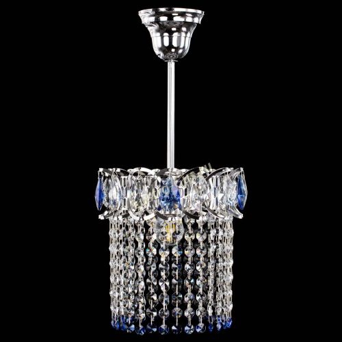 Люстра Астра оптикон №1 синяя в Магнитогорске Гусь Хрустальный