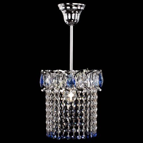 Люстра Астра оптикон №1 синяя в Магнитогорске Гусь Хрустальный