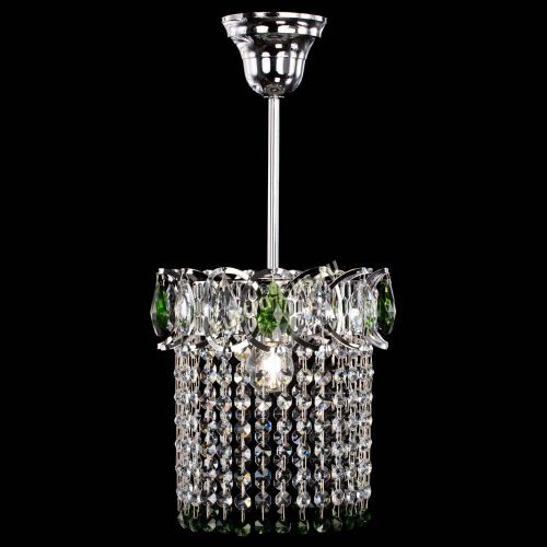 Люстра Астра оптикон №1 зеленая в Магнитогорске Гусь Хрустальный