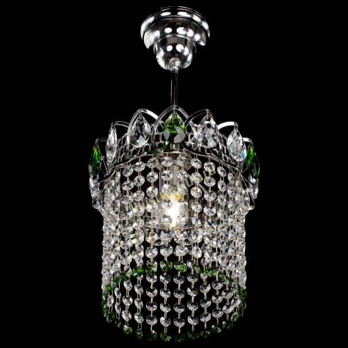 Люстра Астра оптикон №1 зеленая в Магнитогорске Гусь Хрустальный