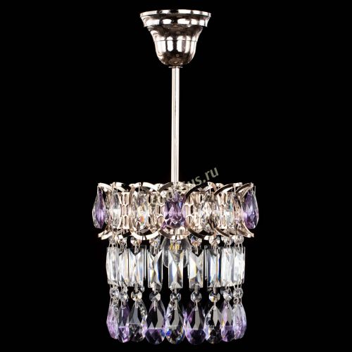 Люстра Астра пластинка №1 фиолетовая в Магнитогорске Гусь Хрустальный