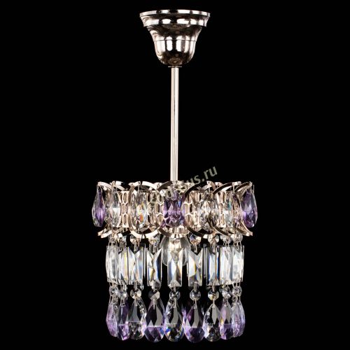 Люстра Астра пластинка №1 фиолетовая в Магнитогорске Гусь Хрустальный