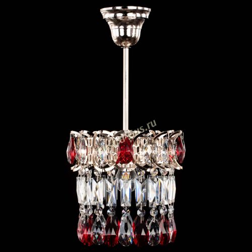 Люстра Астра пластинка №1 красная в Магнитогорске Гусь Хрустальный