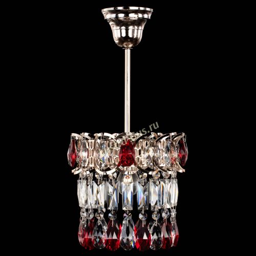 Люстра Астра пластинка №1 красная в Магнитогорске Гусь Хрустальный