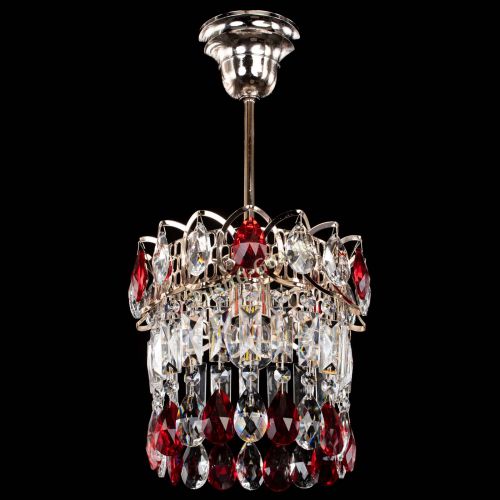 Люстра Астра пластинка №1 красная в Магнитогорске Гусь Хрустальный