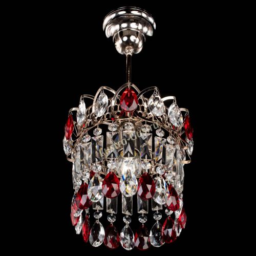 Люстра Астра пластинка №1 красная в Магнитогорске Гусь Хрустальный