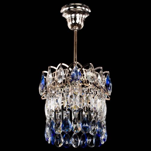 Люстра Астра пластинка №1 синяя в Магнитогорске Гусь Хрустальный