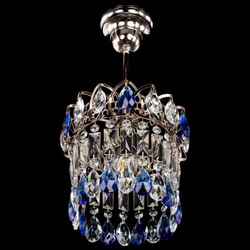 Люстра Астра пластинка №1 синяя в Магнитогорске Гусь Хрустальный