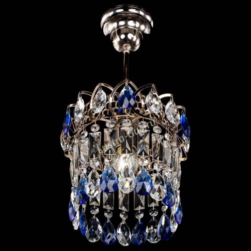 Люстра Астра пластинка №1 синяя в Магнитогорске Гусь Хрустальный