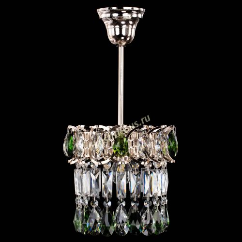 Люстра Астра пластинка №1 зеленая в Магнитогорске Гусь Хрустальный