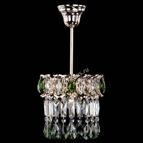 Люстра Астра пластинка №1 зеленая в Магнитогорске Гусь Хрустальный