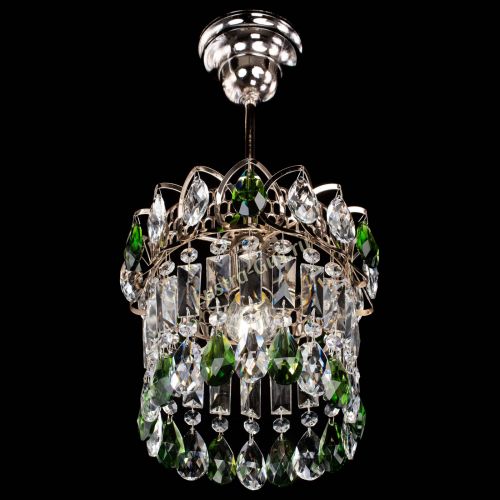 Люстра Астра пластинка №1 зеленая в Магнитогорске Гусь Хрустальный