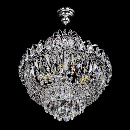 Люстра Астра 3 лампы с подвесом в Магнитогорске Гусь Хрустальный