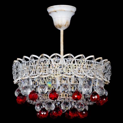 Люстра Астра шар №1 Красная белая в Магнитогорске Люстра Астра шар №1 Красная белая в Магнитогорске