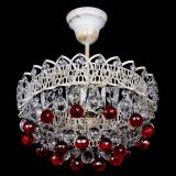 Люстра Астра шар №1 Красная белая в Магнитогорске Люстра Астра шар №1 Красная белая в Магнитогорске