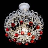 Люстра Астра шар №1 Красная белая в Магнитогорске Люстра Астра шар №1 Красная белая в Магнитогорске