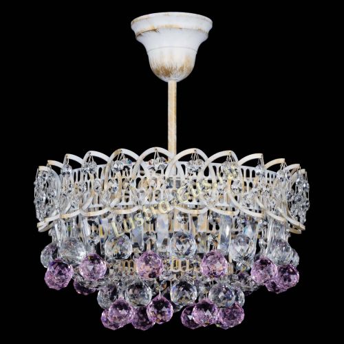 Люстра Астра шар №1 Розовая белая в Магнитогорске Люстра Астра шар №1 Розовая белая в Магнитогорске