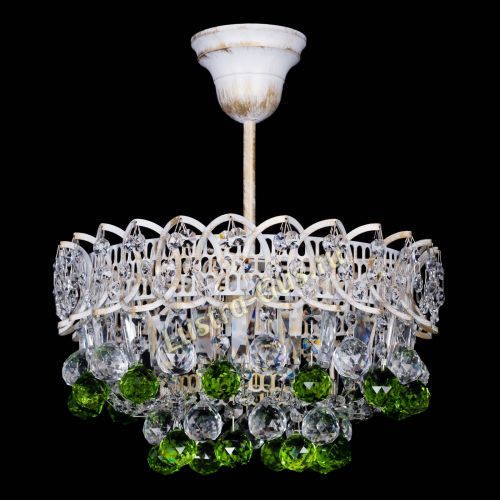 Люстра Астра шар №1 Зеленая белая в Магнитогорске Люстра Астра шар №1 Зеленая белая в Магнитогорске