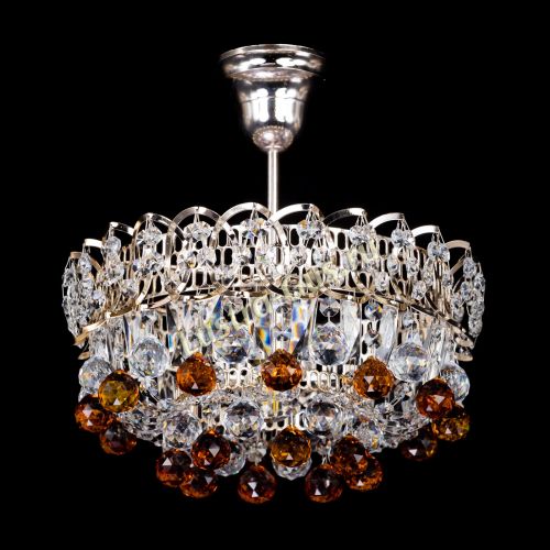 Люстра Астра шар чайная 1 лампа в Магнитогорске Гусь Хрустальный