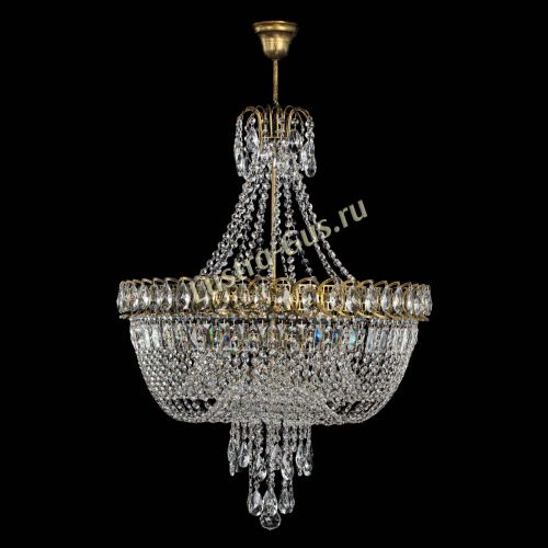 Люстра Астра Водопад №5 с подвесом под бронзу в Магнитогорске Гусь Хрустальный
