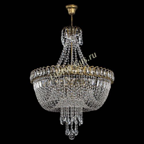 Люстра Астра Водопад №5 с подвесом под бронзу в Магнитогорске Гусь Хрустальный