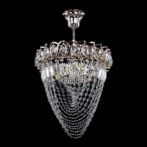 Люстра Астра Водоворот с подвесом №1 в Магнитогорске Гусь Хрустальный