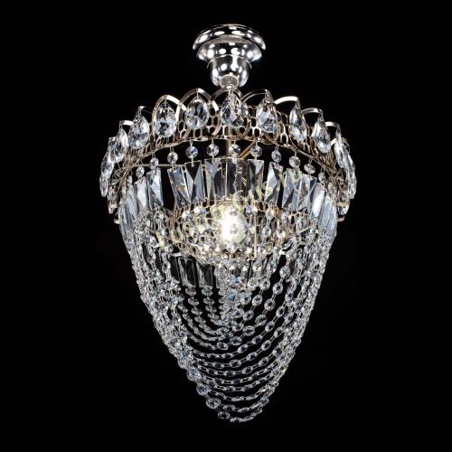 Люстра Астра Водоворот с подвесом №1 в Магнитогорске Гусь Хрустальный