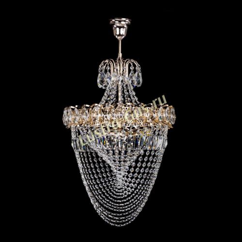 Люстра Астра Водоворот с подвесом в Магнитогорске Гусь Хрустальный