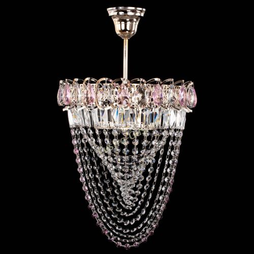 Люстра Астра Водоворот с подвесом №1 розовая в Магнитогорске Люстра Астра Водоворот с подвесом №1 розовая в Магнитогорске