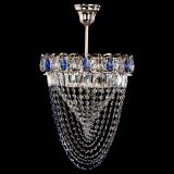 Люстра Астра Водоворот с подвесом №1 синяя в Магнитогорске