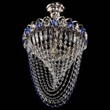 Люстра Астра Водоворот с подвесом №1 синяя в Магнитогорске