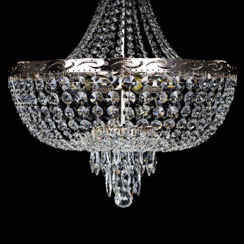 Люстра Диана №5 с подвесом в Магнитогорске Гусь Хрустальный