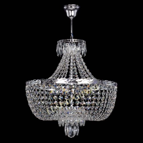 Люстра Диана №5 с подвесом в Магнитогорске Гусь Хрустальный