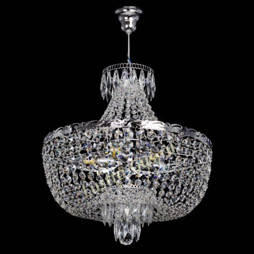 Люстра Диана №5 с подвесом в Магнитогорске Гусь Хрустальный