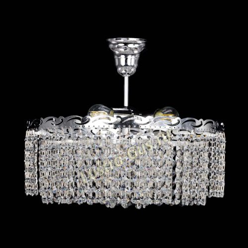 Люстра Диана капель с подвесом в Магнитогорске Гусь Хрустальный