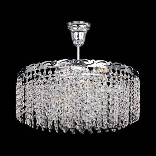 Люстра Диана капель с подвесом в Магнитогорске Гусь Хрустальный